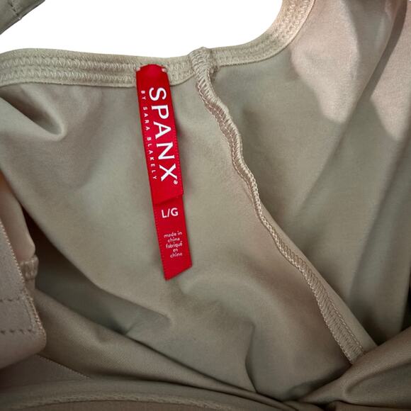Spanx Suit Your Fancy Bodysuit Beige L NWOT - Picture 15 of 16